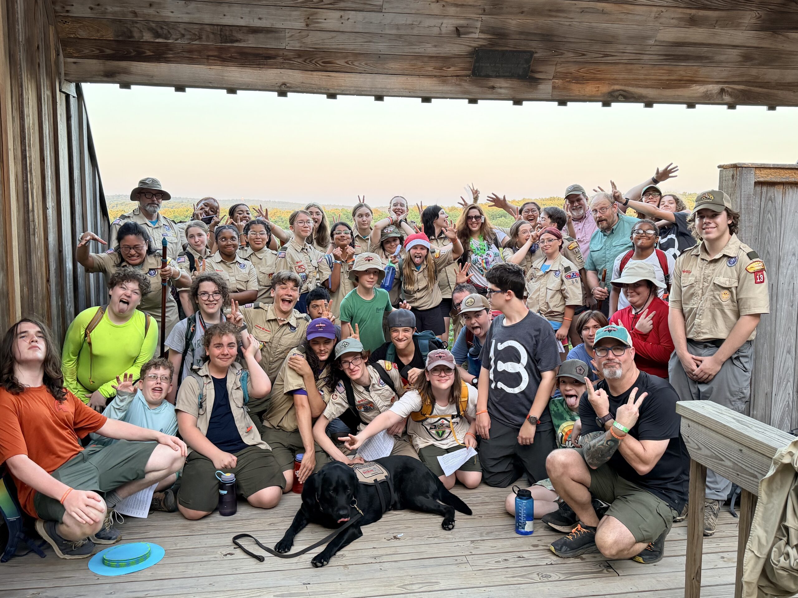 Scouts 13 at summer camp