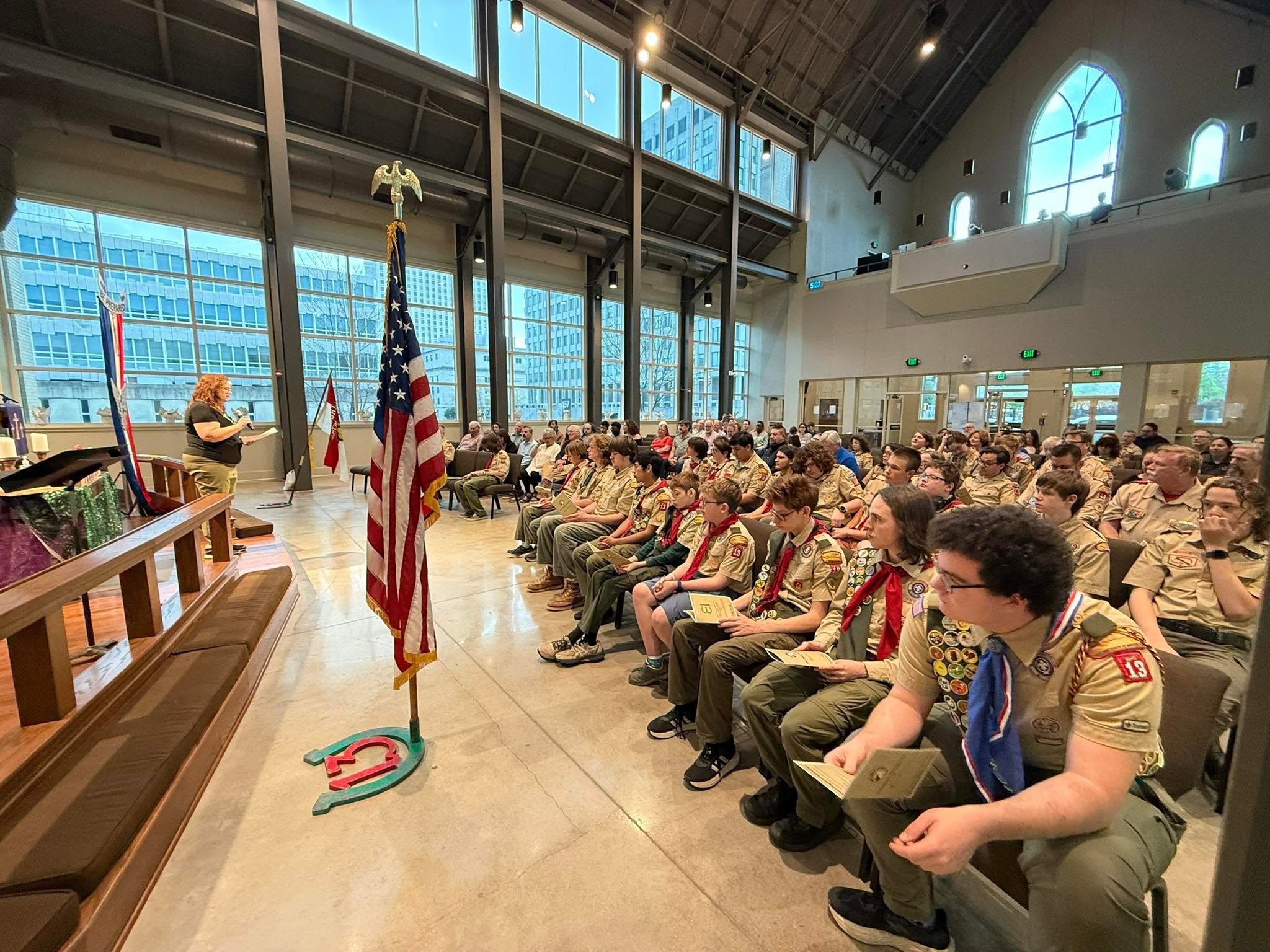 Troop 13B court of honor